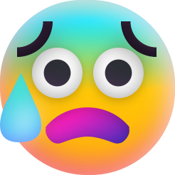 [Anxious Face with Sweat]